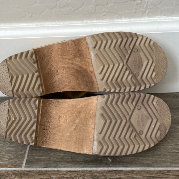 MIA Anja Mustard Clog Sandals Size 37 - Picture 8 of 9